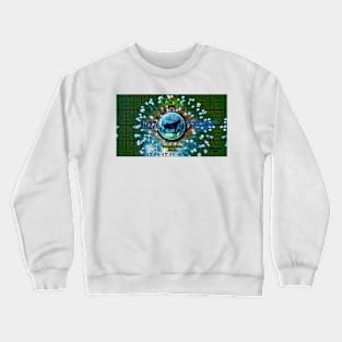 Zo-Disc Goat with background v1 Crewneck Sweatshirt